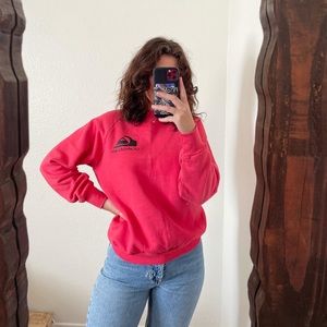 Vintage Neon Pink Quiksilver Crewneck